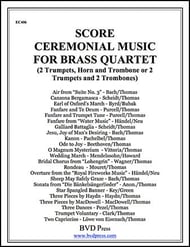 CEREMONIAL MUSIC BRASS QUART-SCORE P.O.D. cover